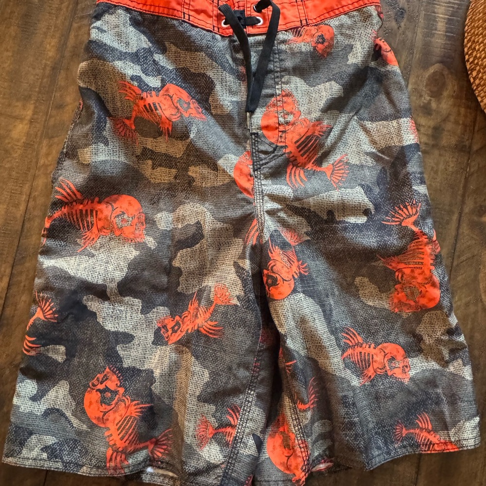 Joe Boxer Orange and Black Elastic Waistband